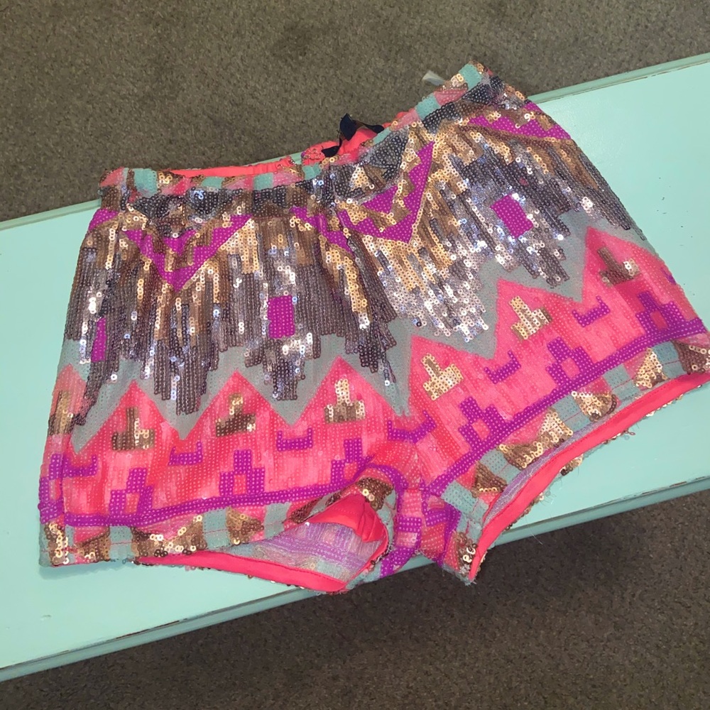 Sparkly boutique shorts